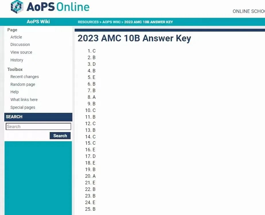 AMC10数学竞赛