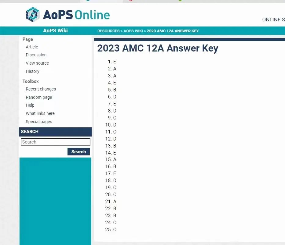 AMC10数学竞赛