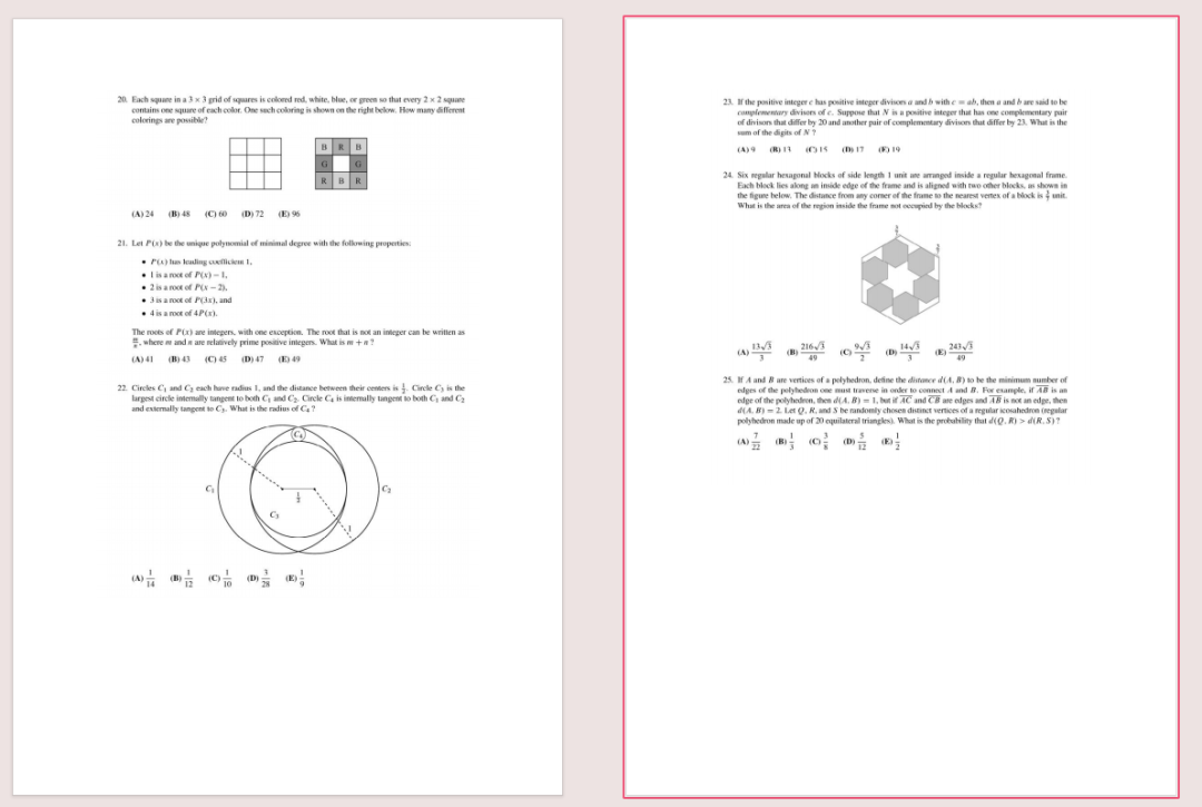 AMC10数学竞赛