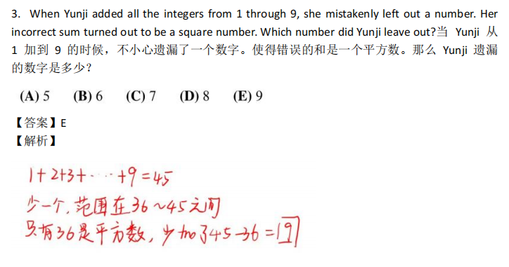 AMC8数学竞赛