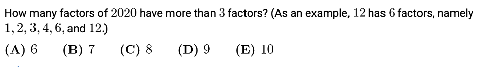 AMC8数学竞赛