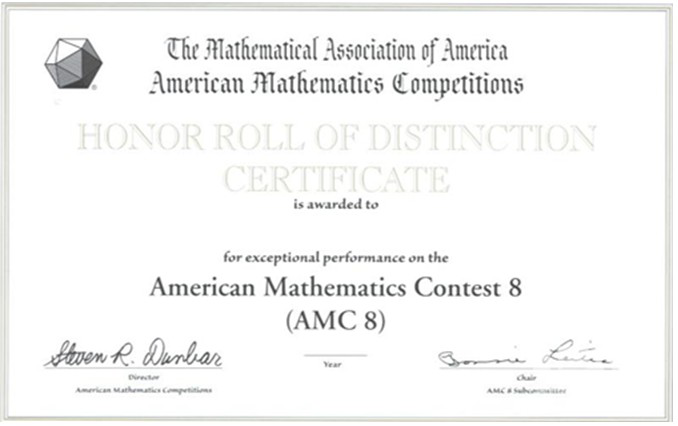 AMC8数学竞赛