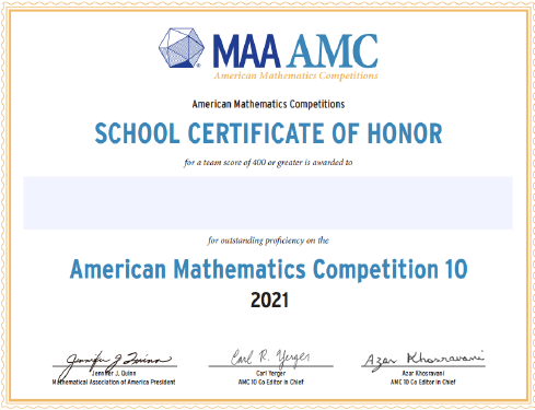 AMC10数学竞赛