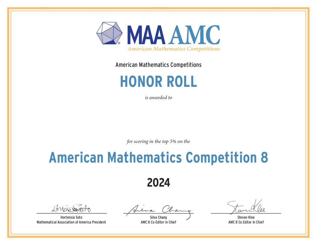 AMC8数学竞赛