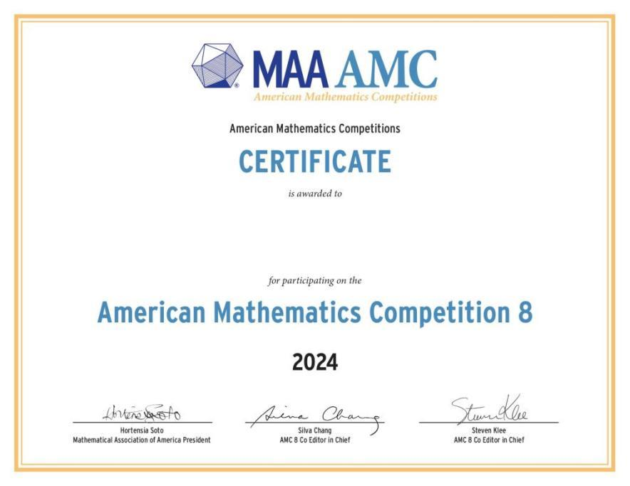 AMC8数学竞赛