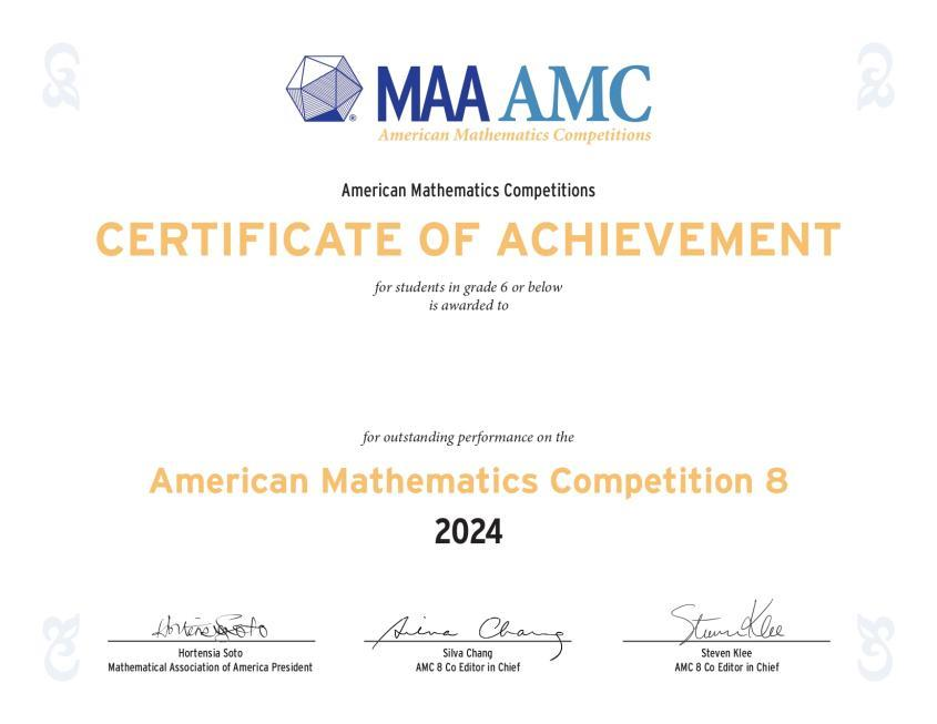 AMC8数学竞赛