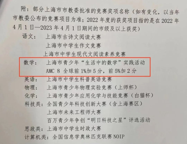 AMC8数学竞赛