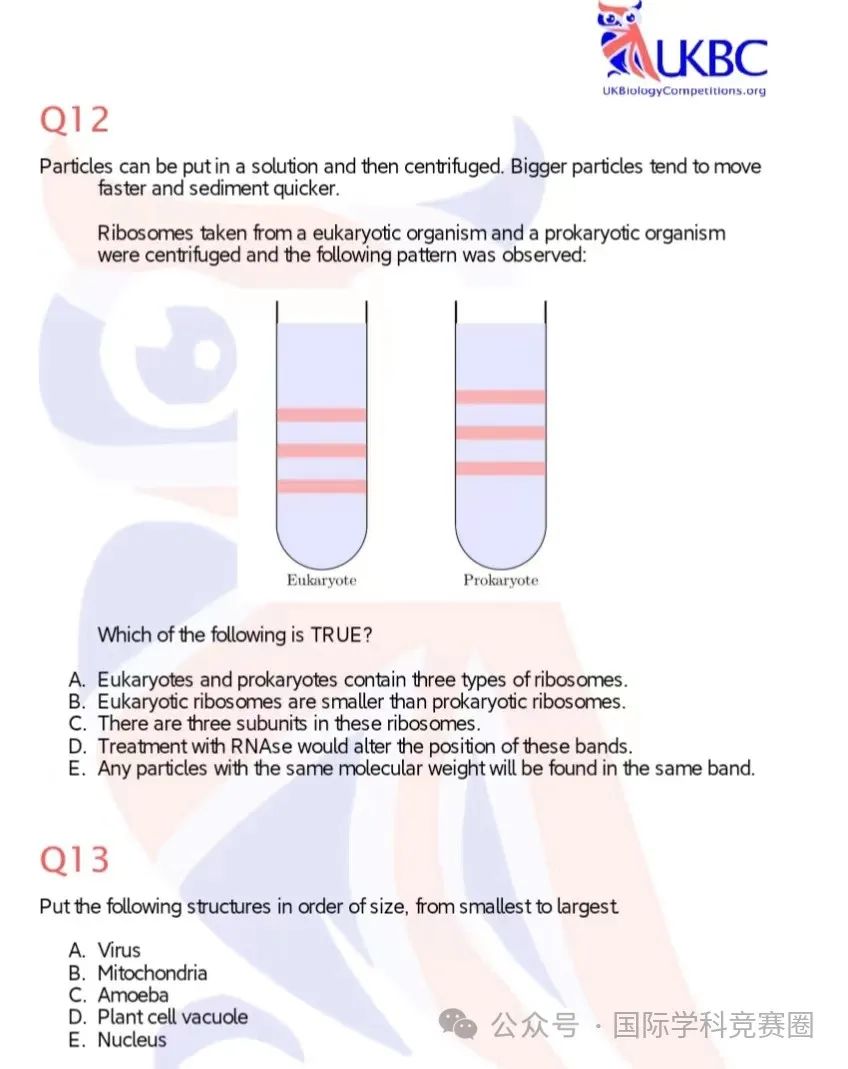 BBO生物竞赛