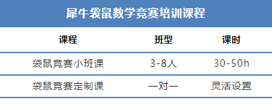 袋鼠数学竞赛