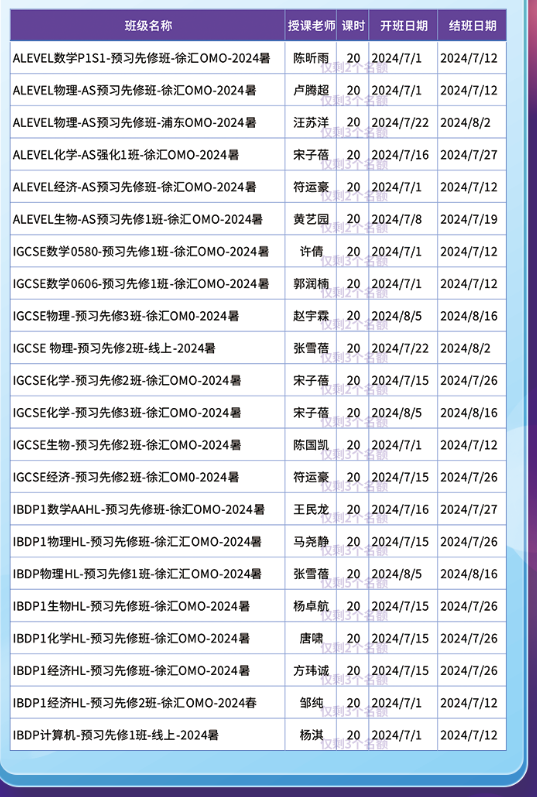 国际课程