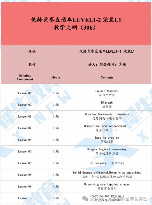 袋鼠数学竞赛